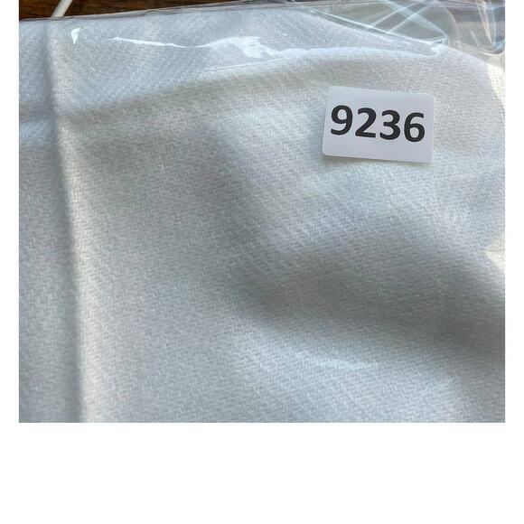 Vintage 100% Acrylic Orlon Styled by Regal White Scarf 12" x 50" - Picture 5 of 5